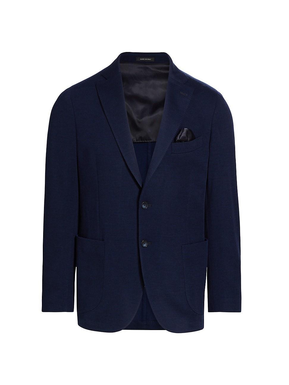 Mens COLLECTION Wool Compact Knit Sport Coat Product Image