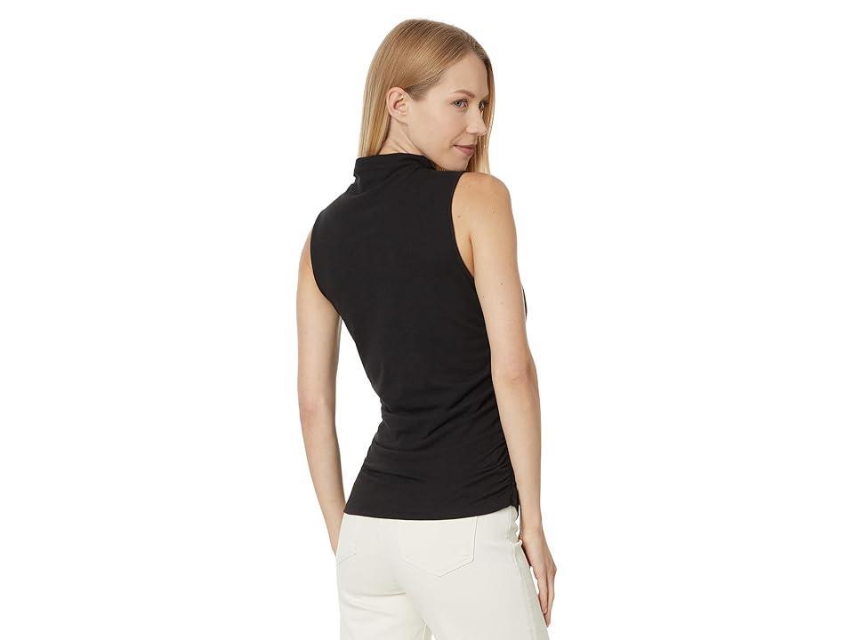 Lilla P Shirred Mock Neck Tank Women's Clothing Product Image