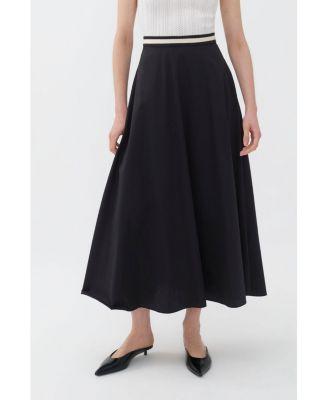 Women's Pleated Midi Skirt Product Image