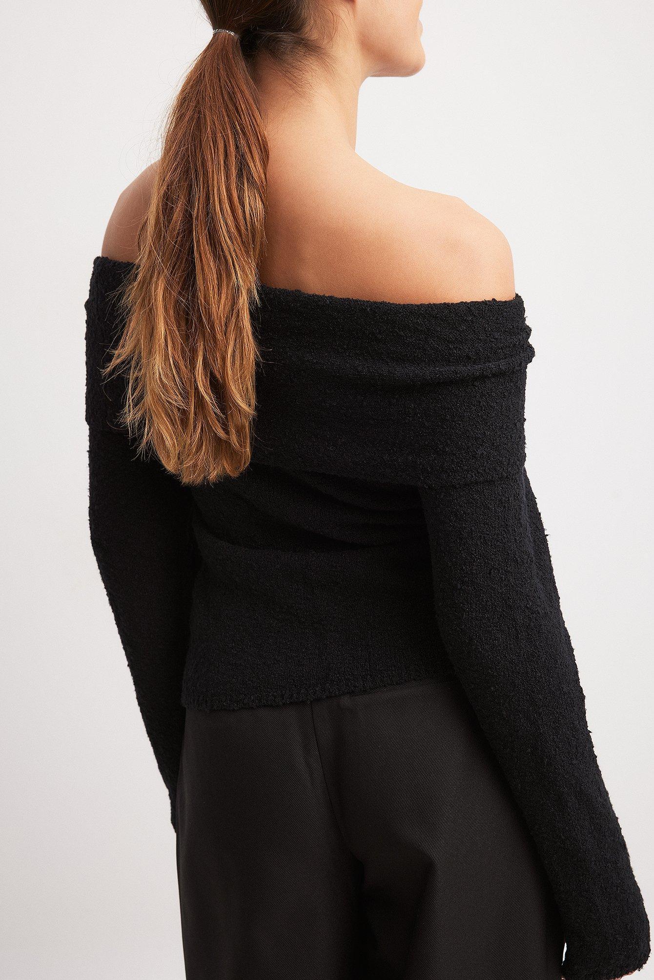 Off Shoulder Knitted Top product image