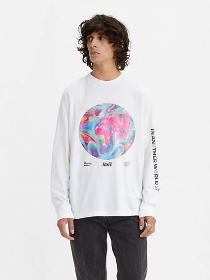 Levis Relaxed Fit Long Sleeve Graphic T-Shirt - Mens Product Image