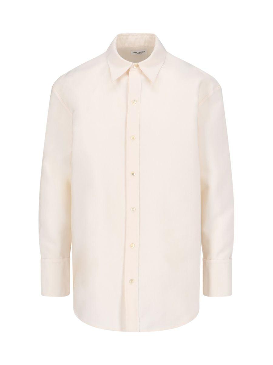 Oversized Shirt In Cream Product Image