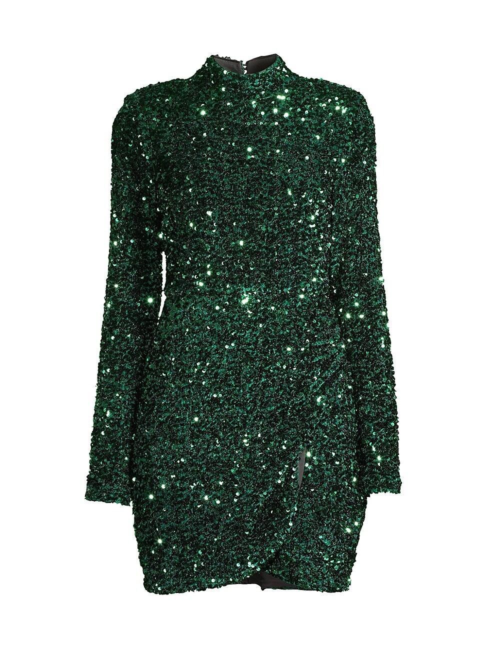 Womens Lisanna Sequined Minidress Product Image