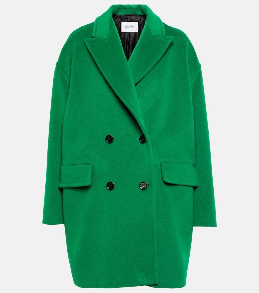 Meana Wool And Cashmere Coat In Verde Product Image