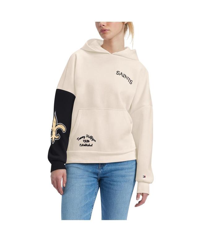 Womens Tommy Hilfiger Cream New Orleans Saints Harriet Pullover Hoodie - Cream Product Image