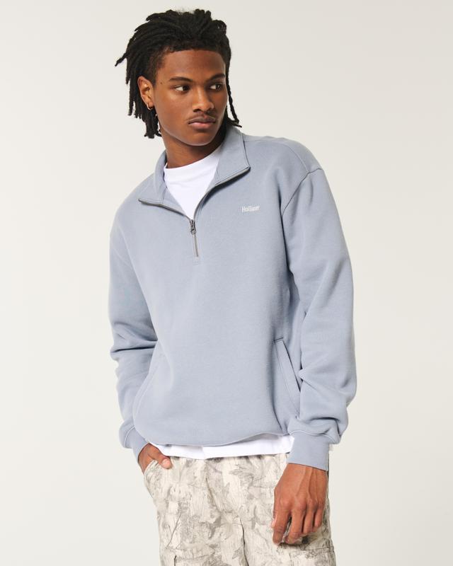 Relaxed Half-Zip Logo Sweatshirt Product Image