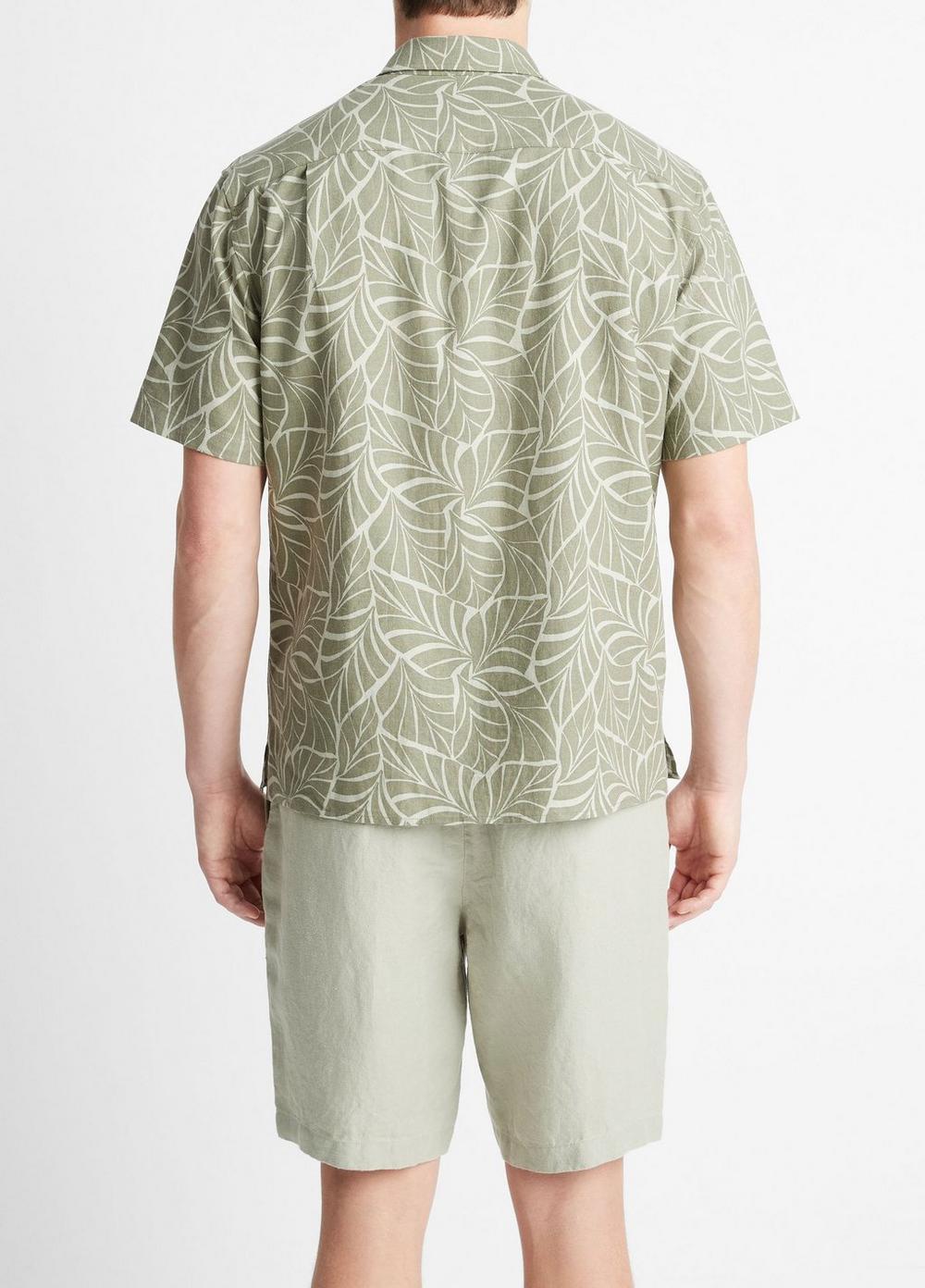 Knotted Leaves Short-Sleeve Shirt Product Image