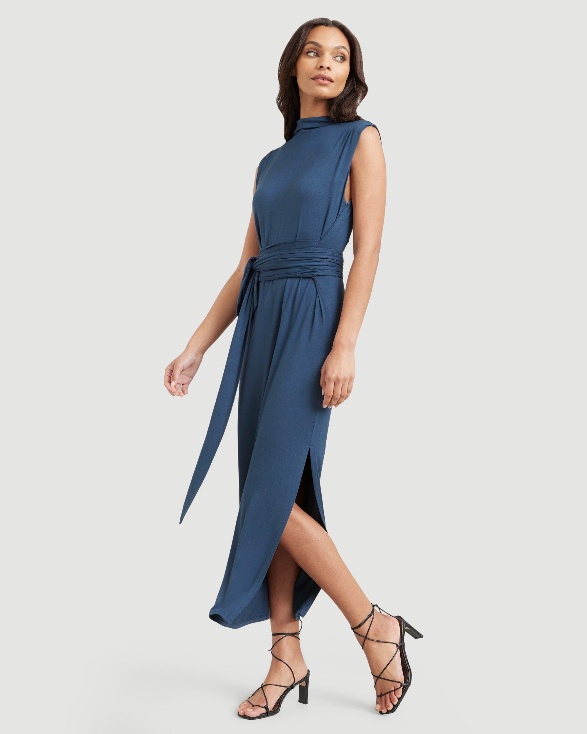 Eden Sleeveless Tie-Front Dress Product Image