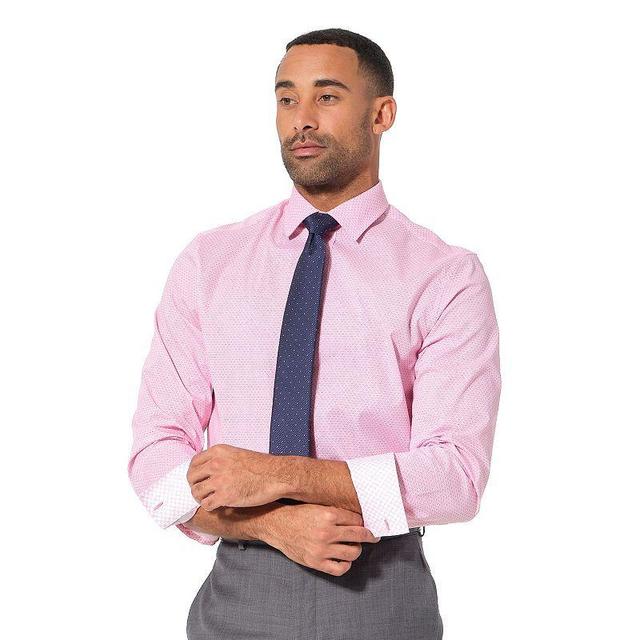 Mens Nick Graham Modern-Fit Dress Shirt & Tie Set Product Image