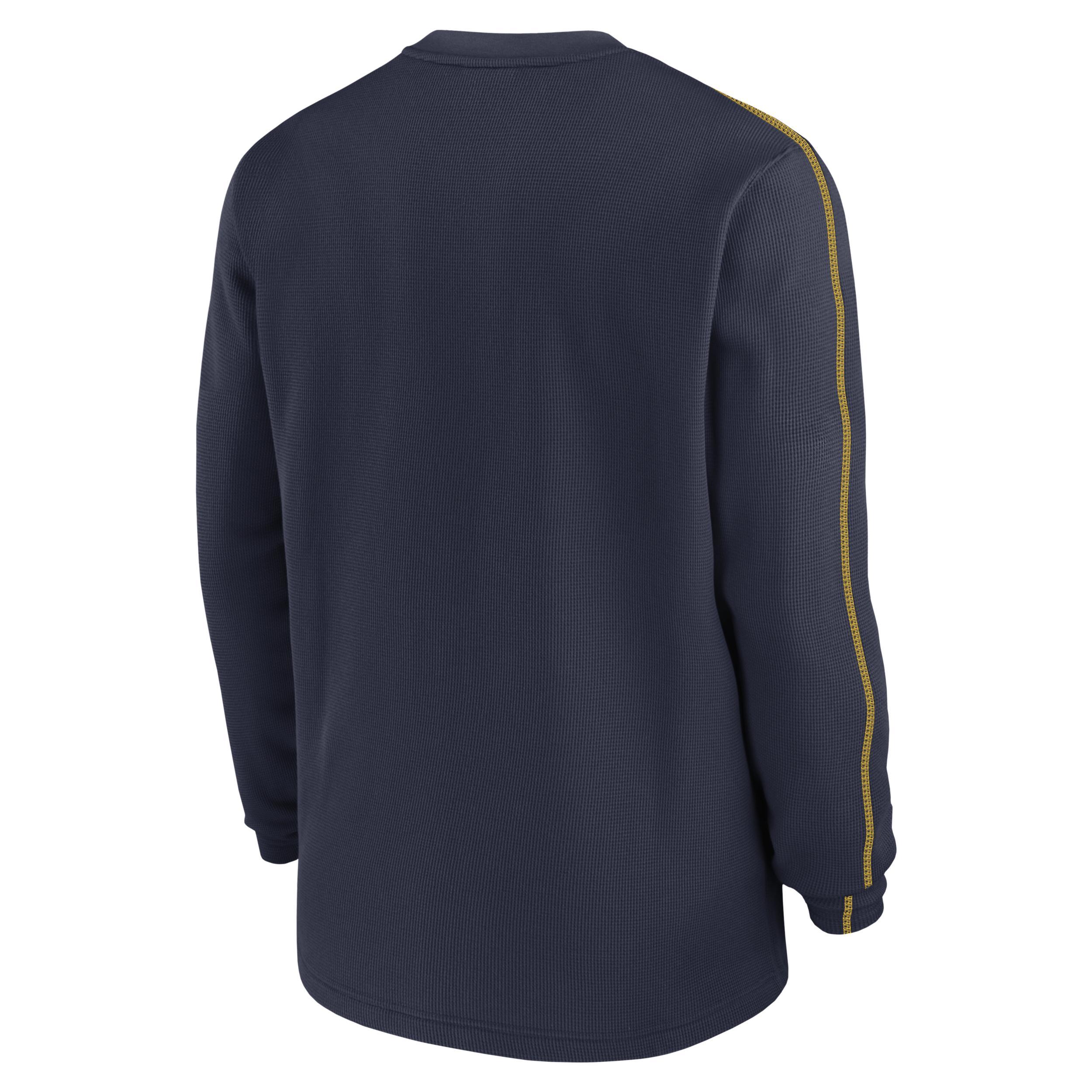 Men's Michigan Wolverines Sideline Coach Jordan College Long-Sleeve Top Product Image