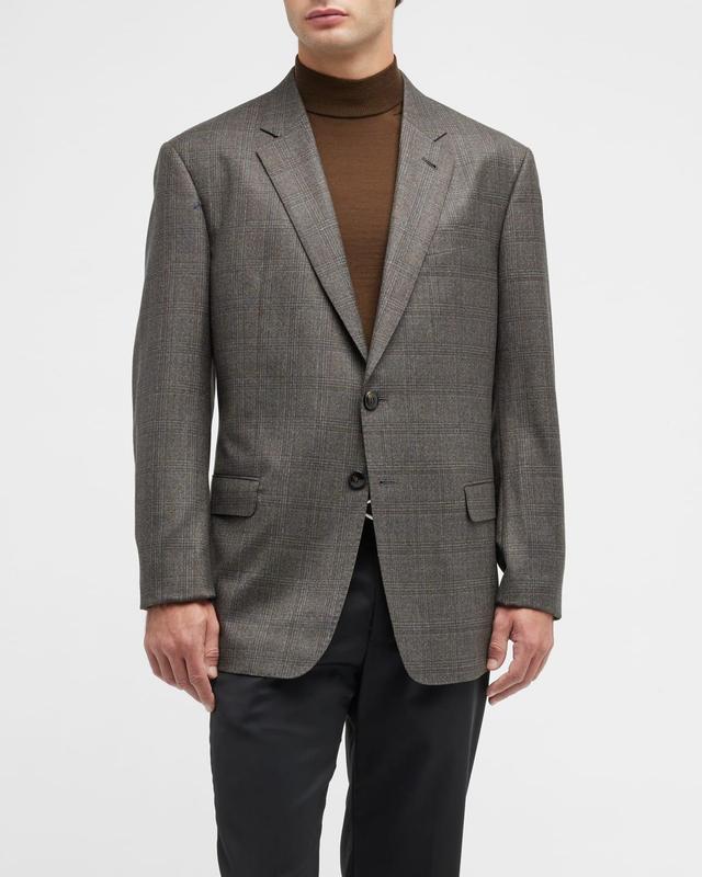 Mens Tonal Plaid Sport Jacket Product Image