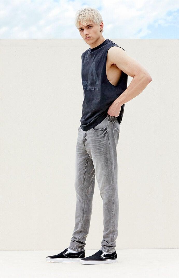 PacSun Mens Comfort Stretch Stacked Skinny Jeans Product Image