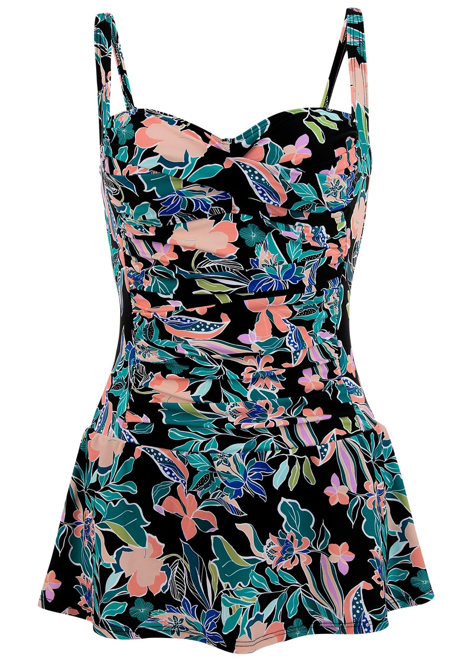 St. Tropez Swim Dress - Tropical Walks Product Image