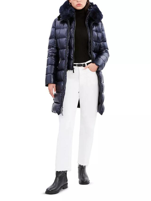 Kat Shearling-Trimmed Puffer Coat Product Image