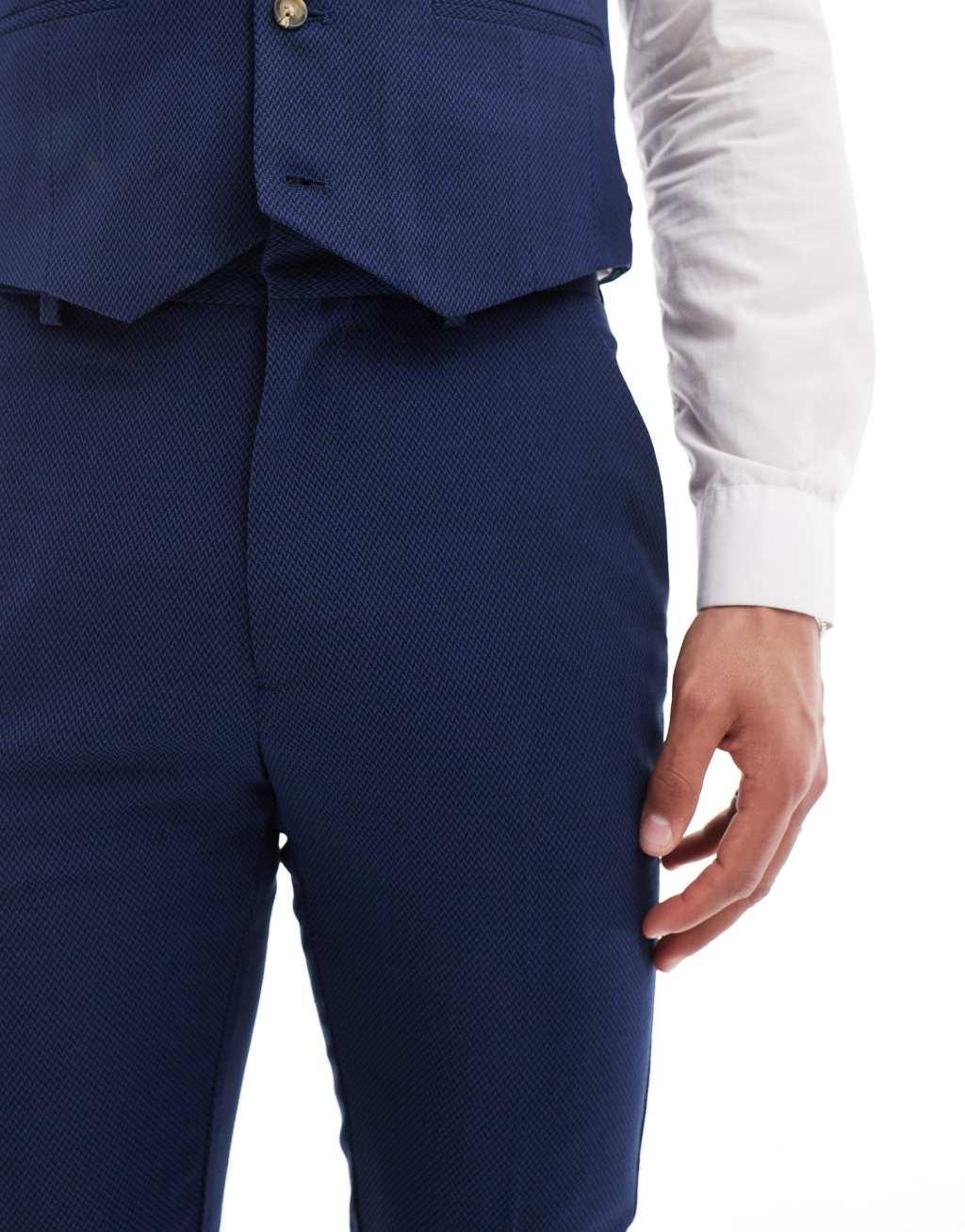 ASOS DESIGN wedding skinny suit pants Product Image