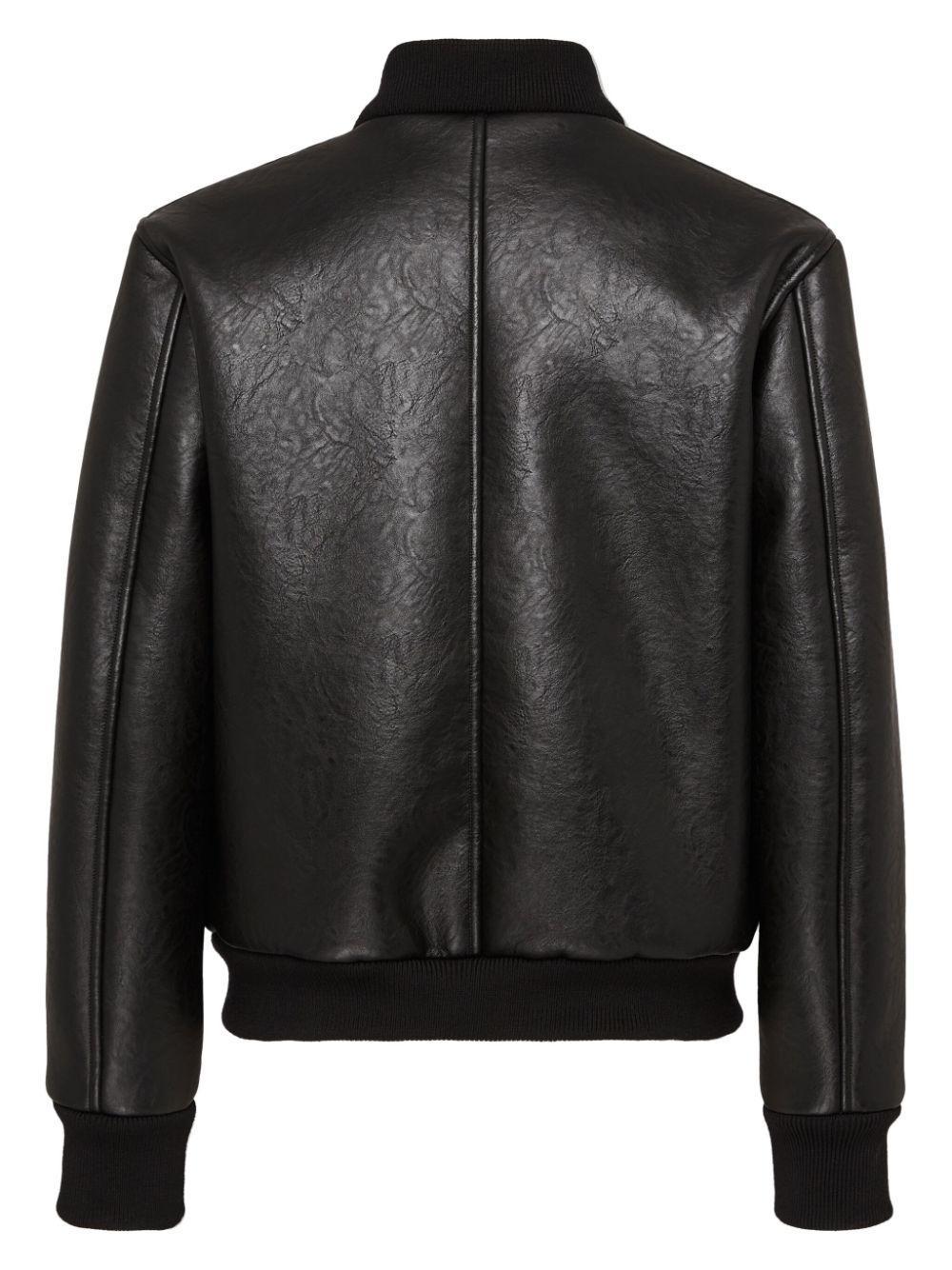 DSQUARED2 Logo-embossed Bomber Jacket In Black Product Image