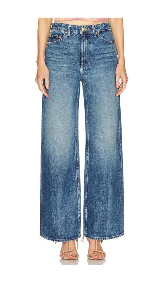 Willow Wide-leg Denim Jeans In Medium Wash Product Image