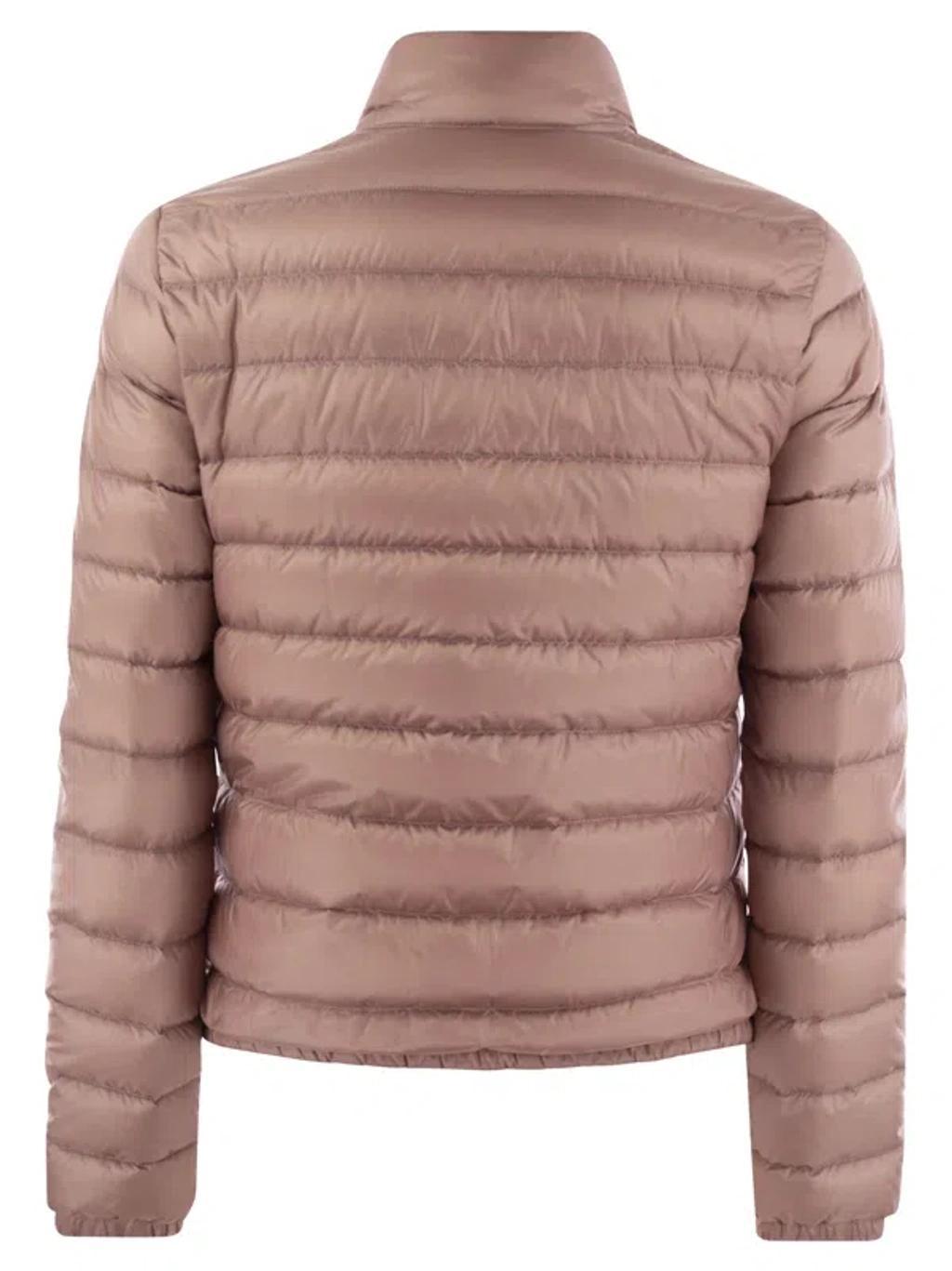 MONCLER Lans - Short Down Jacket In Pink Product Image