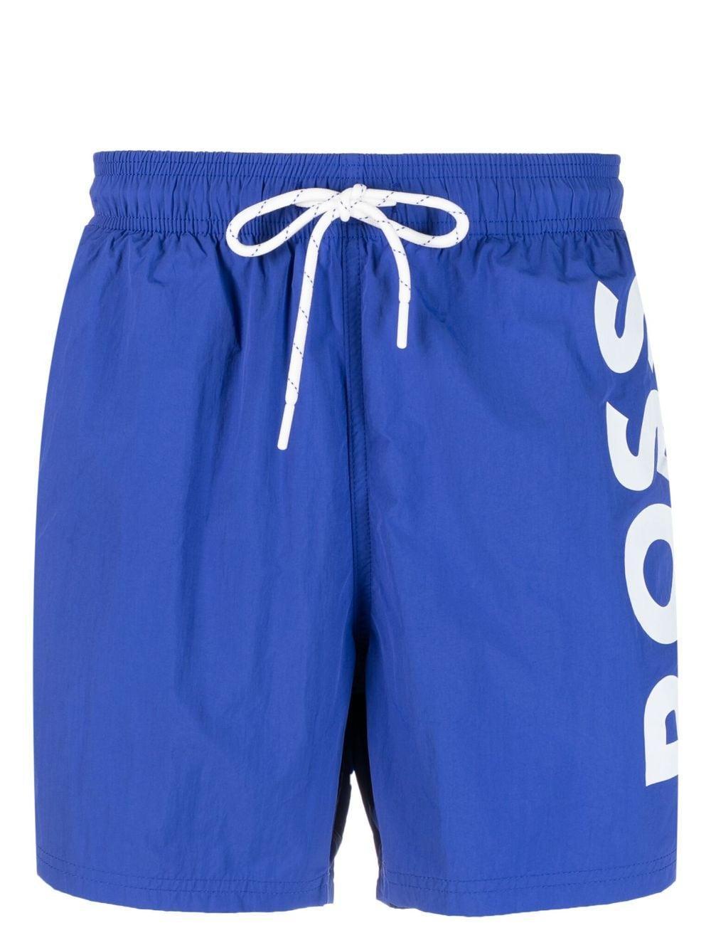 Octopus Swim Shorts In Blue Product Image