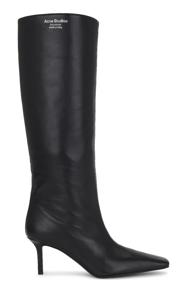 Acne Studios Knee High Boot in Black Product Image