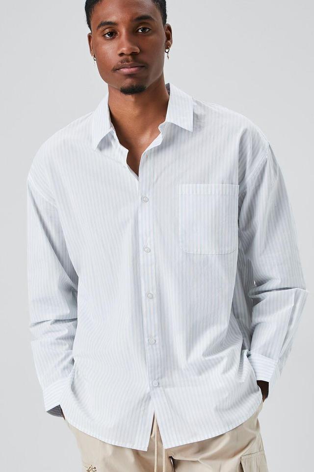 Striped Button-Front Shirt | Forever 21 Product Image