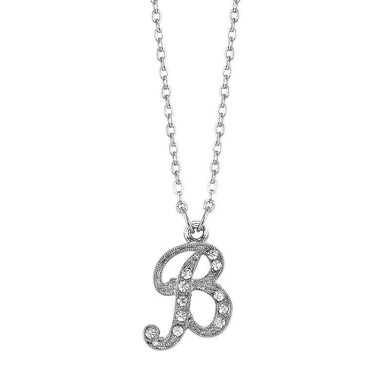 1928 Script Initial Necklace, Womens Product Image