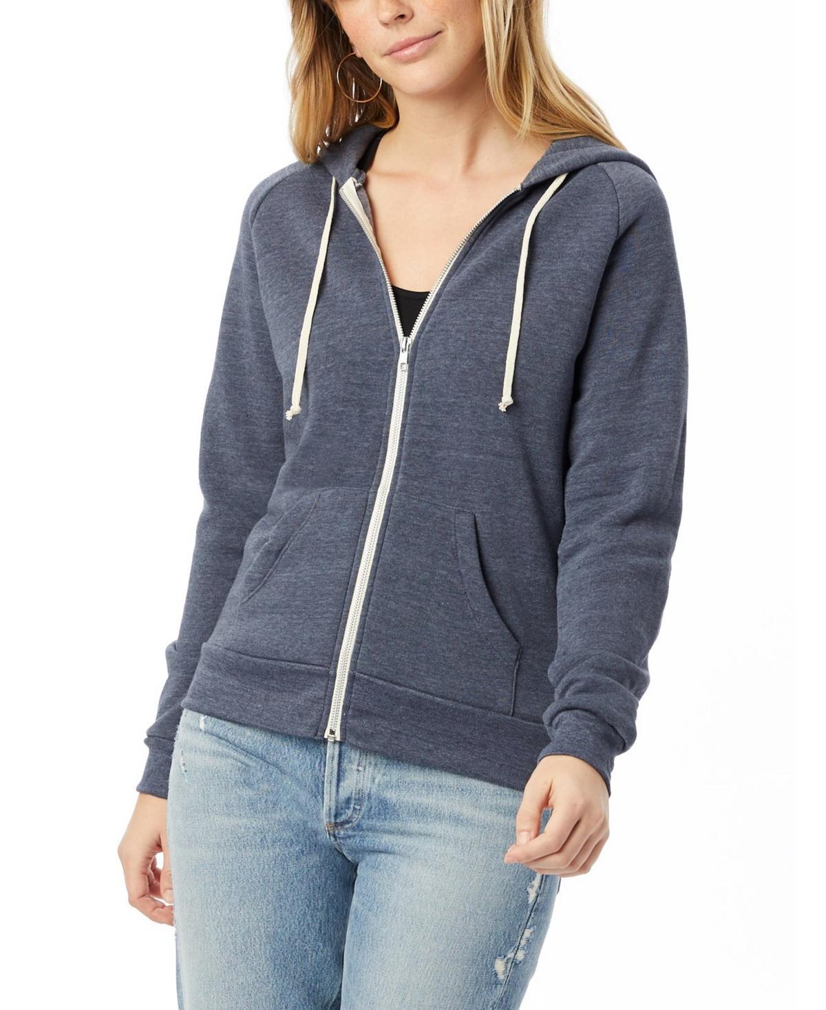 Alternative Apparel Adrian Fleece Womens Zip Hoodie Product Image