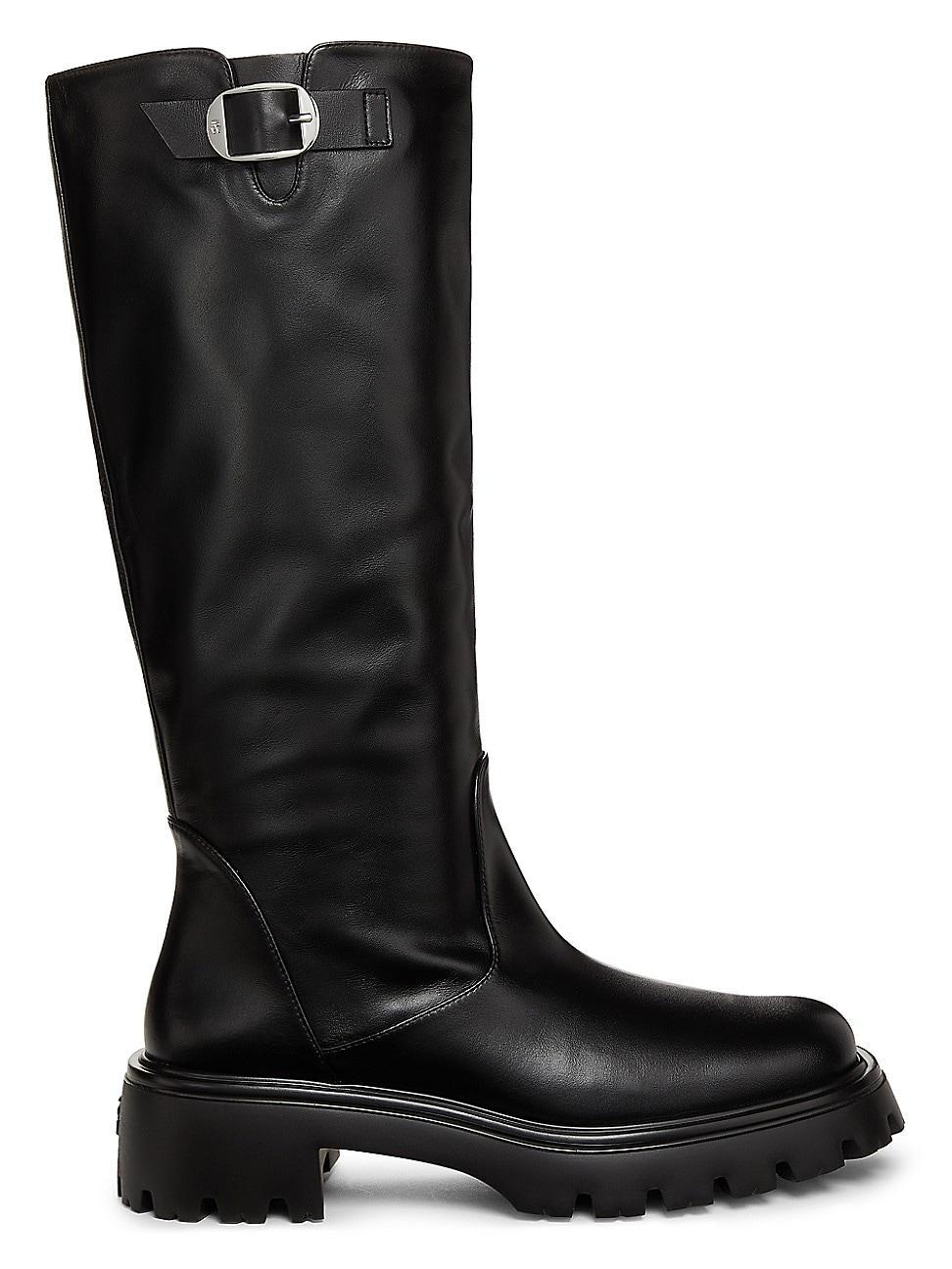 Womens Emerson Moto Leather Boots Product Image