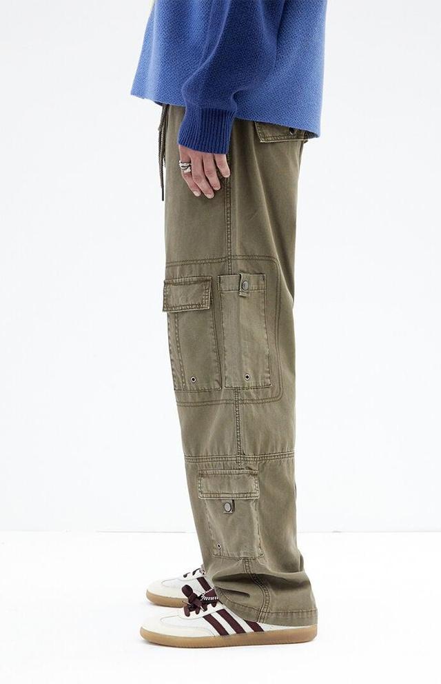 Men's Baggy Canvas Cargo Pants Product Image