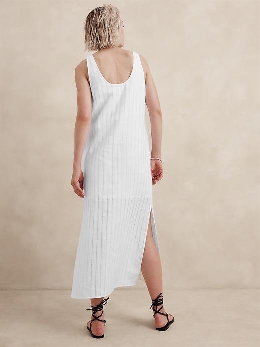 Linen-Cotton Maxi Dress Product Image