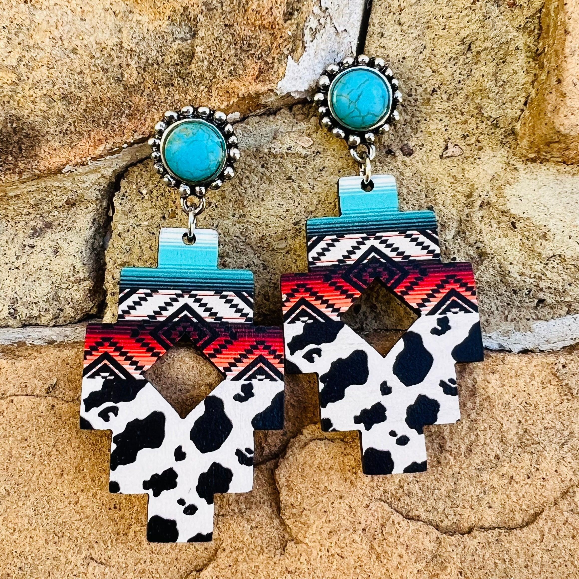 Aztec Ranch Earrings Product Image