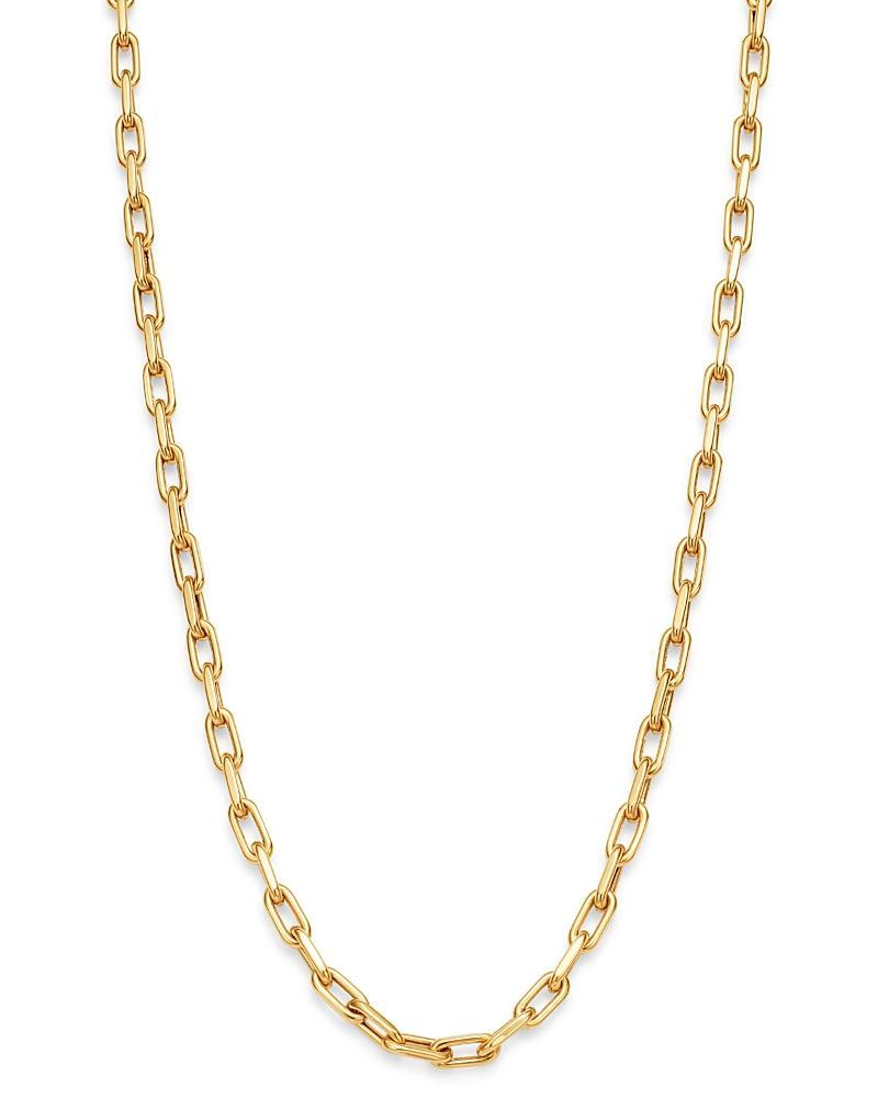 Zoe Lev Womens Large Open-Link Chain Necklace in Gold Product Image