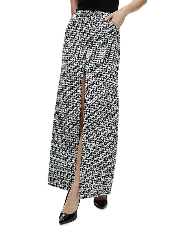 Alice and Olivia Rye Tweed Maxi Skirt Product Image