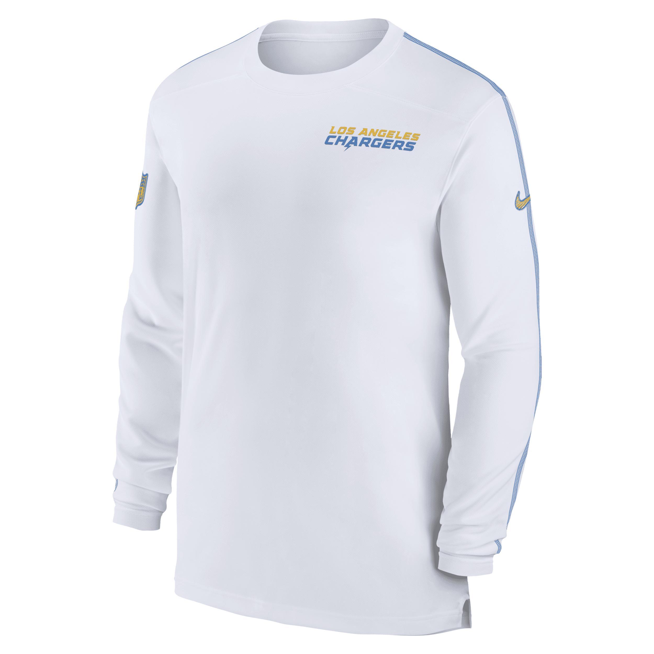 Los Angeles Chargers Sideline Coach Nike Mens Dri-FIT NFL Long-Sleeve Top Product Image