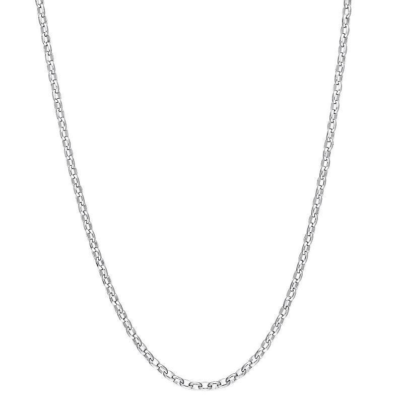 Stella Grace Mens Sterling Silver Rolo Chain Necklace Product Image