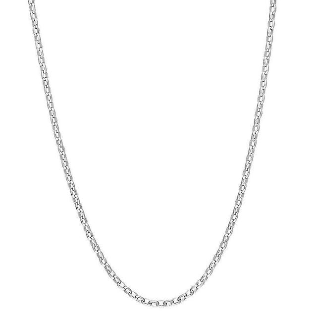 Stella Grace Mens Sterling Silver Rolo Chain Necklace Product Image