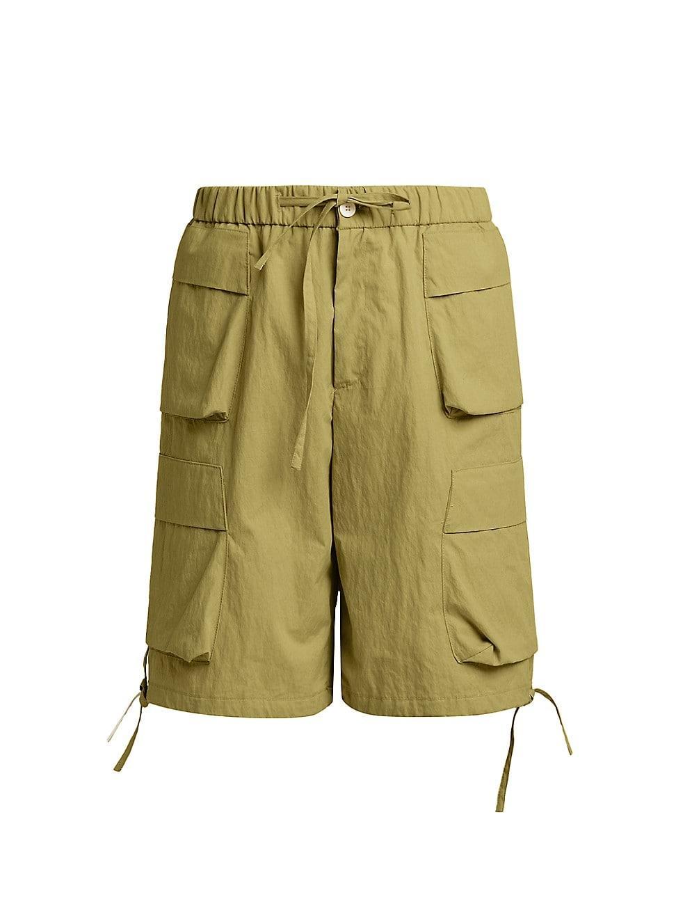 Mens Cotton-Blend Cargo Shorts Product Image