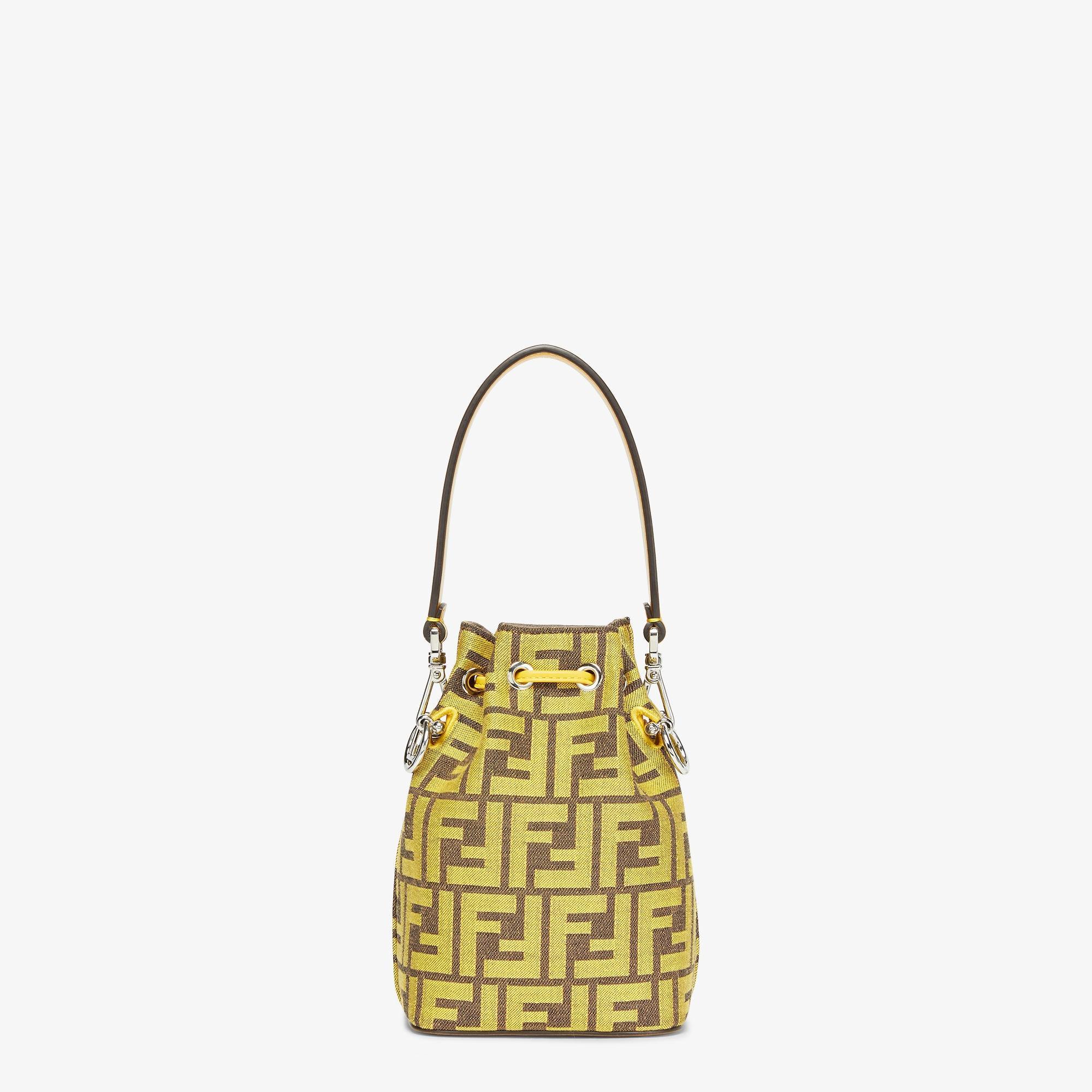 Mon TresorFendi x FRGMT yellow FF fabric mini bag Product Image