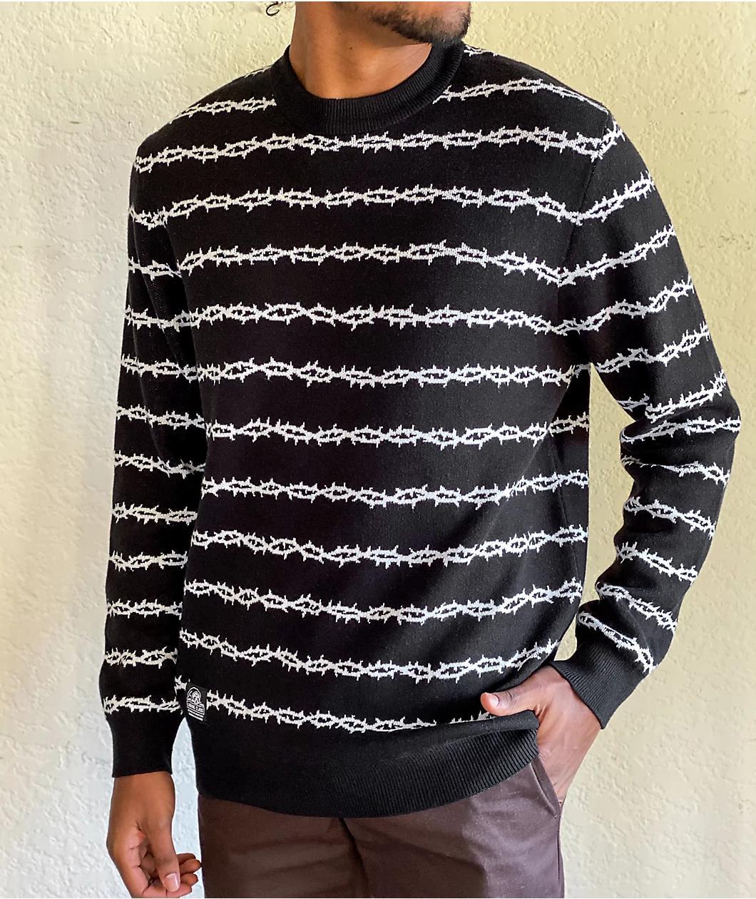 Lurking Class by Sketchy Tank Thorns Black Sweater Product Image