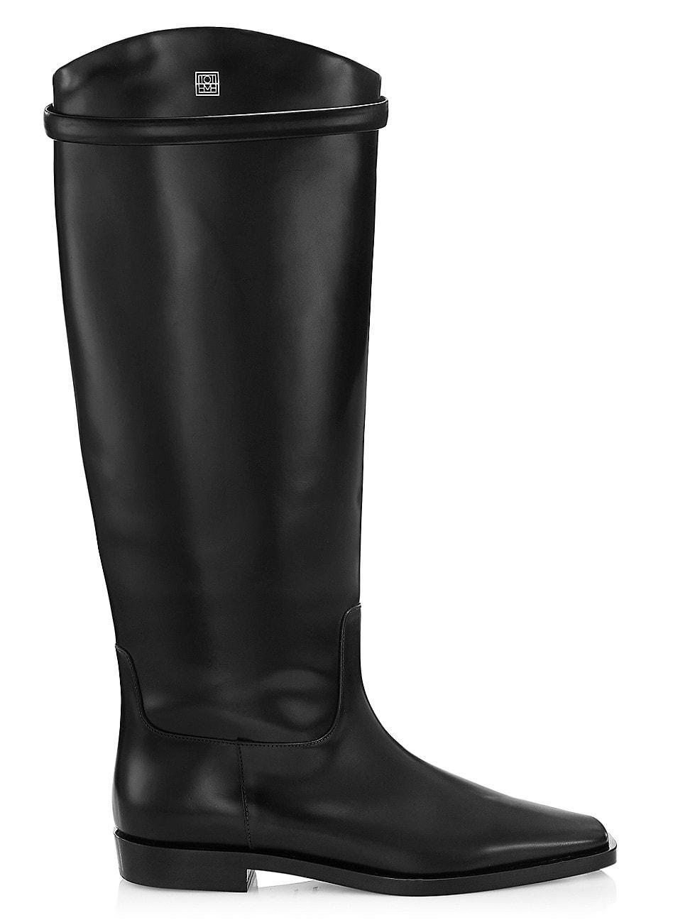 Womens The Riding Leather Boots Product Image