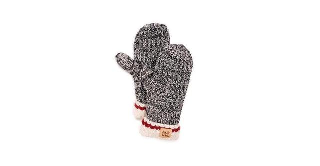 Womens MUK LUKS Marled Chunky Stitch Mittens Product Image