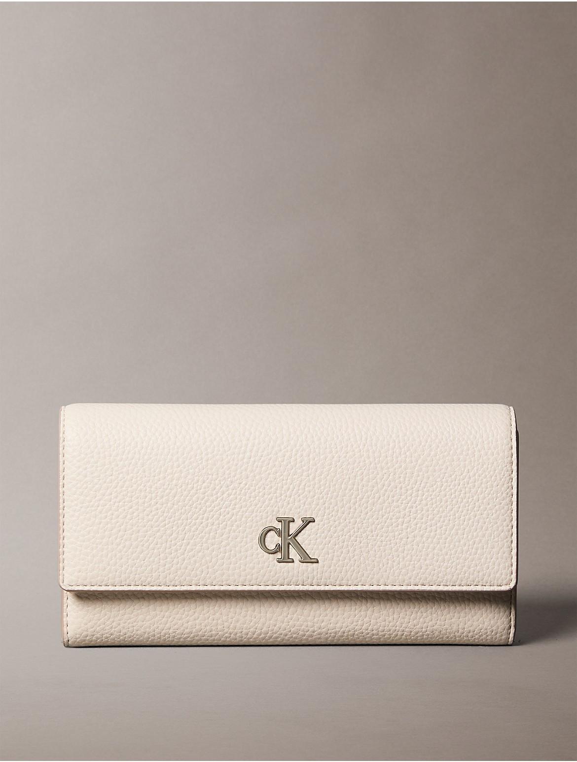 Calvin Klein Womens Archive Hardware Wallet - White Product Image