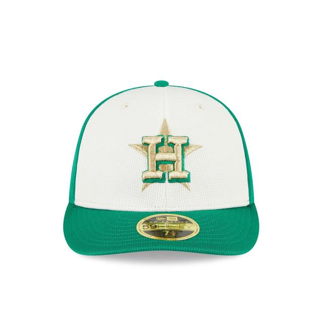 Houston Astros St. Patrick's Day 2024 Low Profile 59FIFTY Fitted Hat Male Product Image