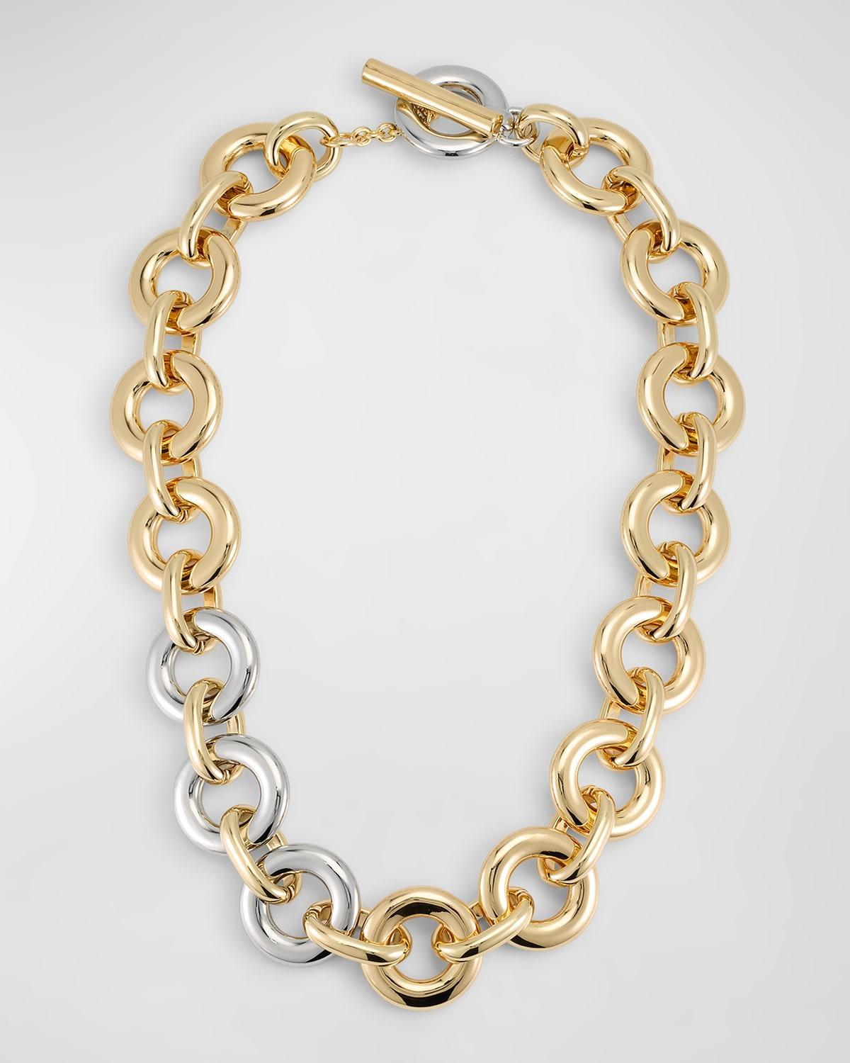 Demarson Helene Necklace in Metallic Gold Product Image