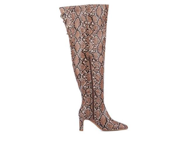 Women's Fashion to Figure Hayya Extra Wide Calf Knee High Boots Product Image