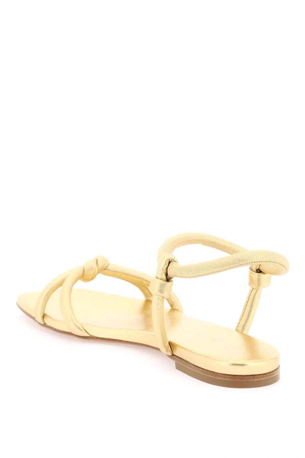 GIANVITO ROSSI Sandals In Gold product image