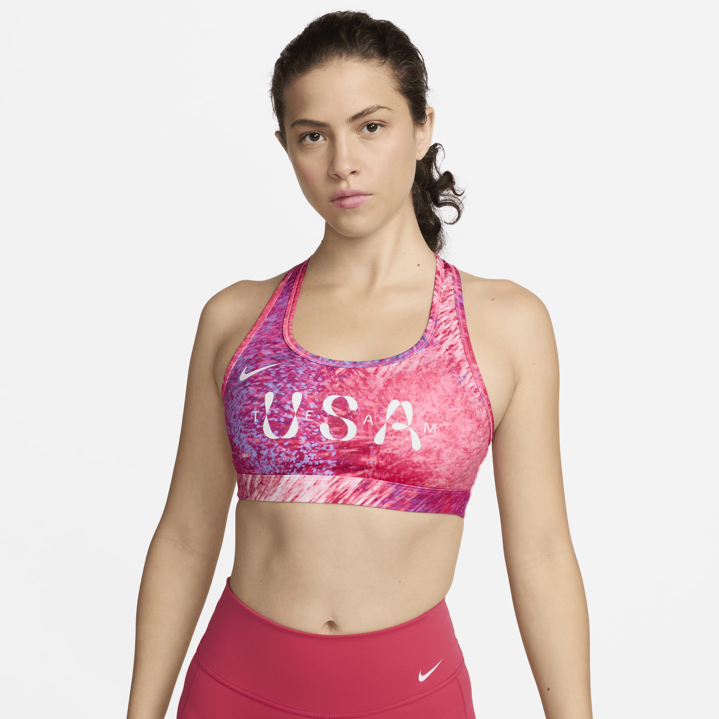 USA Swoosh Nike Womens Dri-FIT Padded Sports Bra Product Image