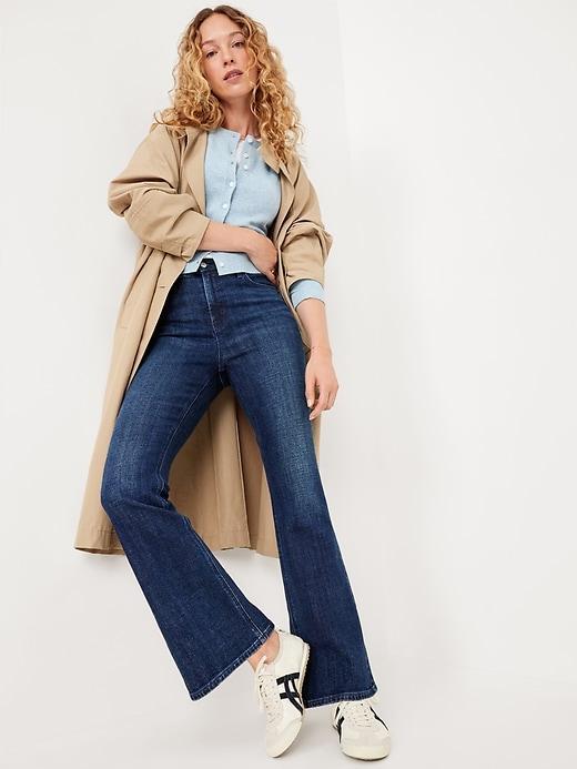 Extra High-Waisted Flare Jeans Product Image