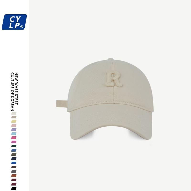 Lettering Applique Baseball Cap Product Image