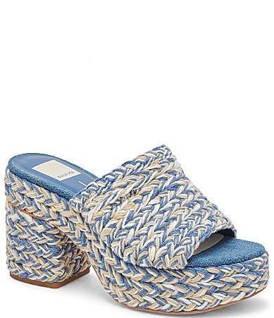 Dolce Vita Lady Platform Woven Sandals Product Image